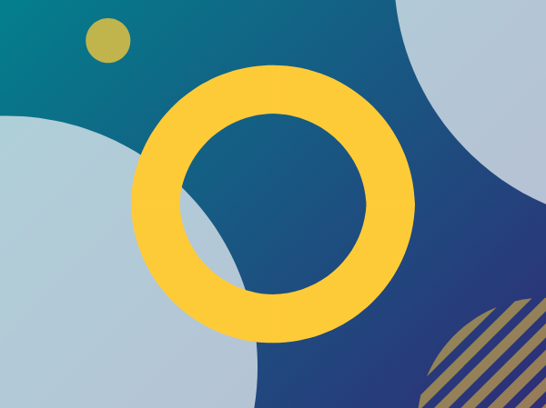 Decorative circle pattern.