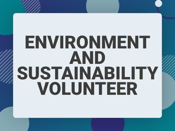 Environment and Sustainability Volunteer role description entry for catalogue