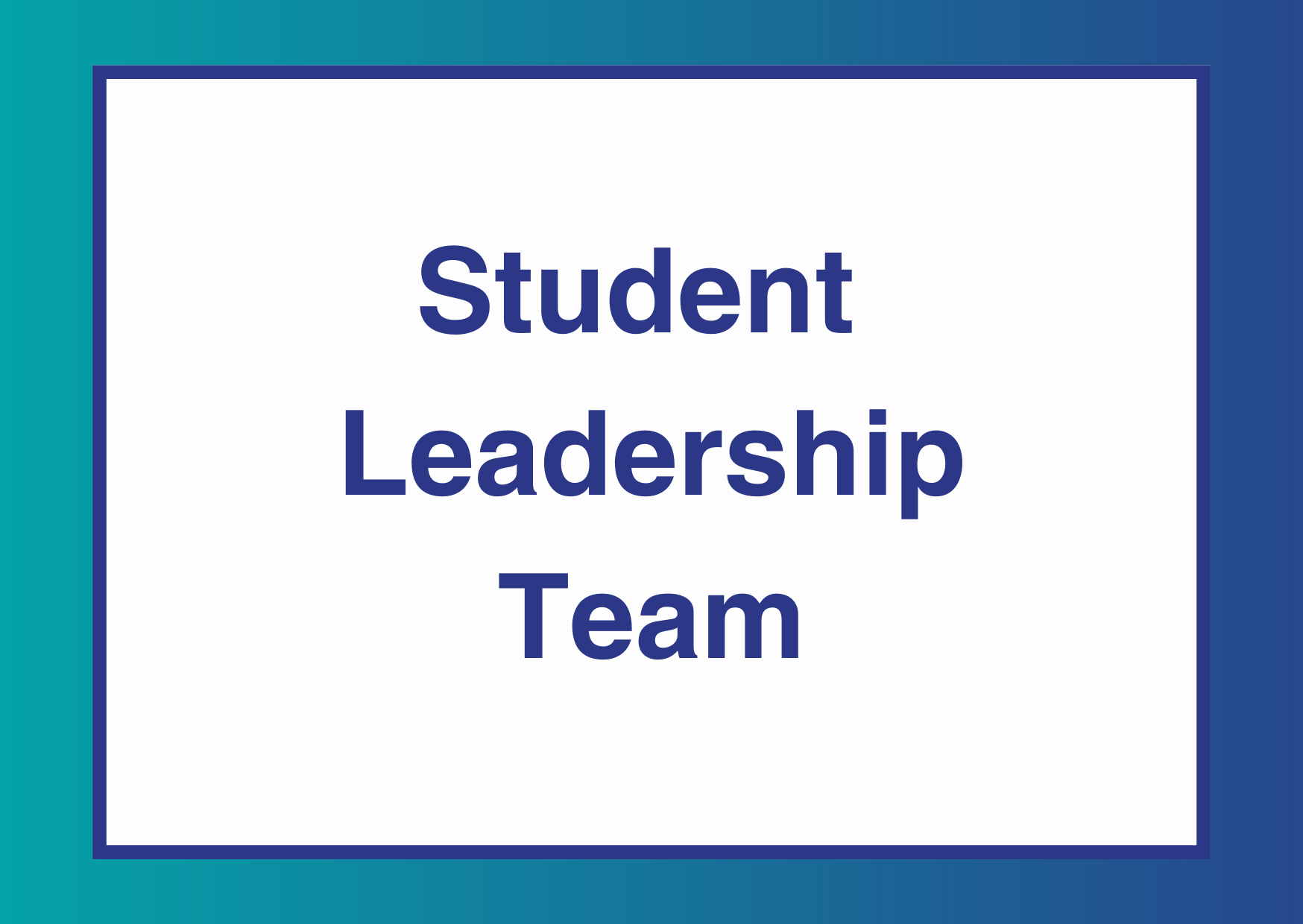 student leadership team