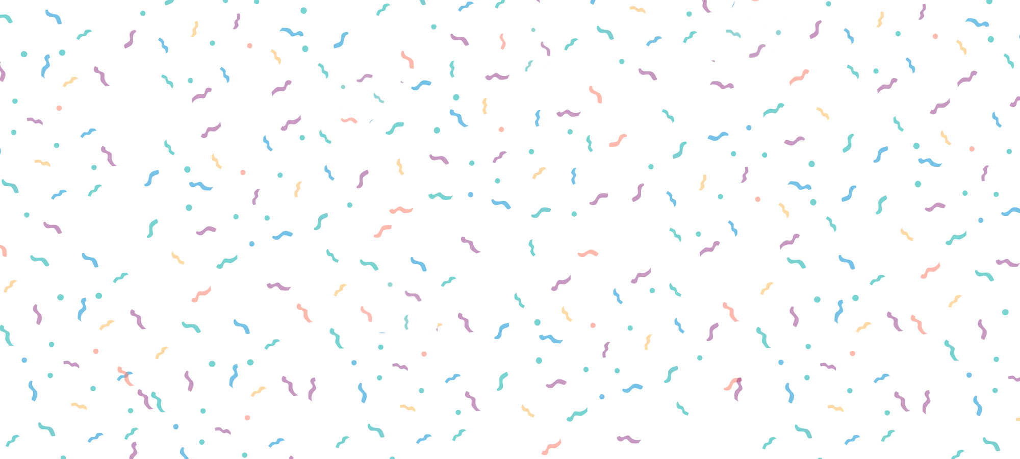 Image shows confetti