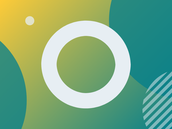 Decorative circle pattern.